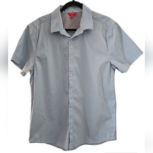 🎉HP🎉GUESS Men's Short-sleeve Button up Shirt Sz L